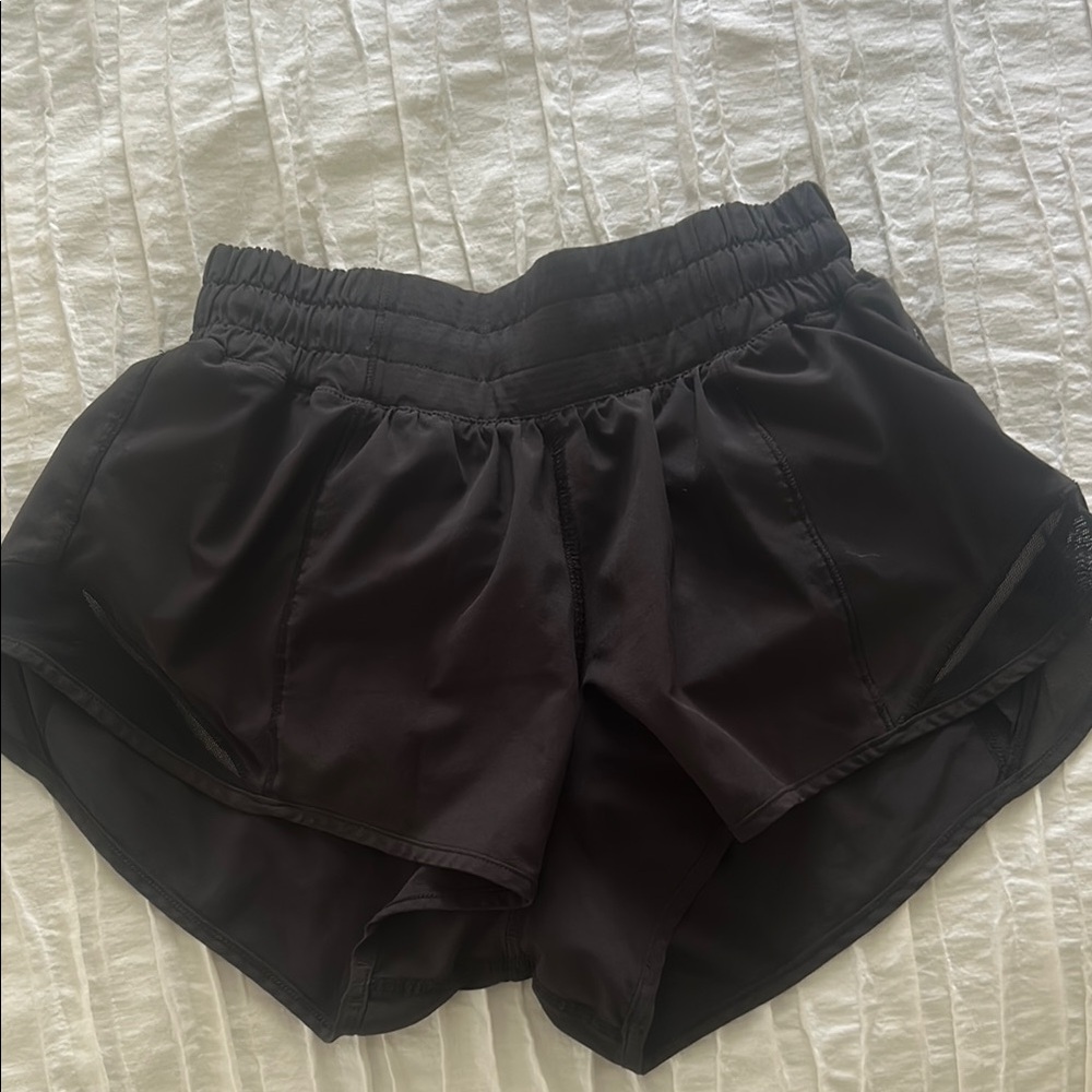Women's Black Athletic Shorts